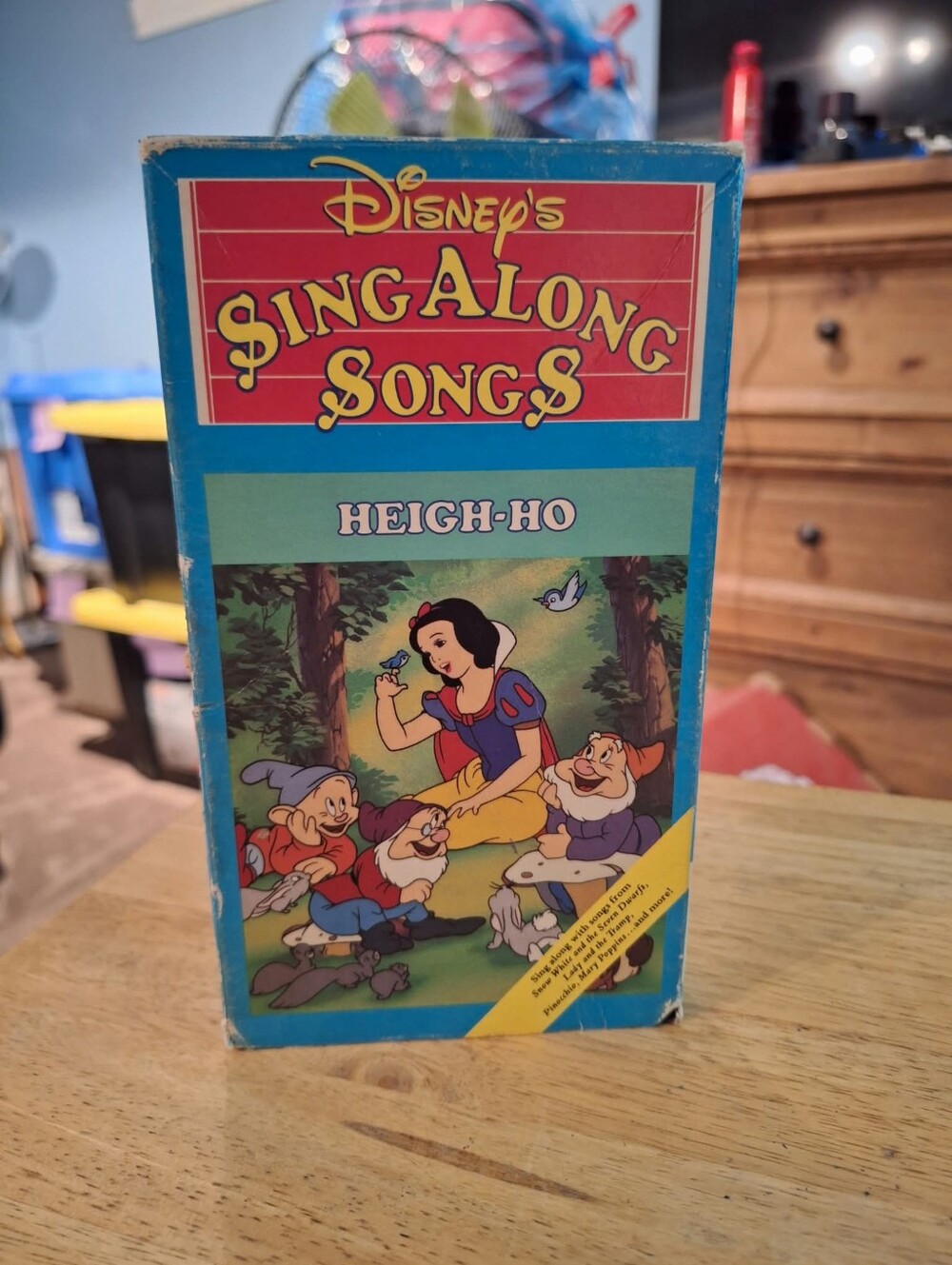 Vintage Disney’s Sing-Along Songs: Heigh-Ho VHS Tape 1987 Original